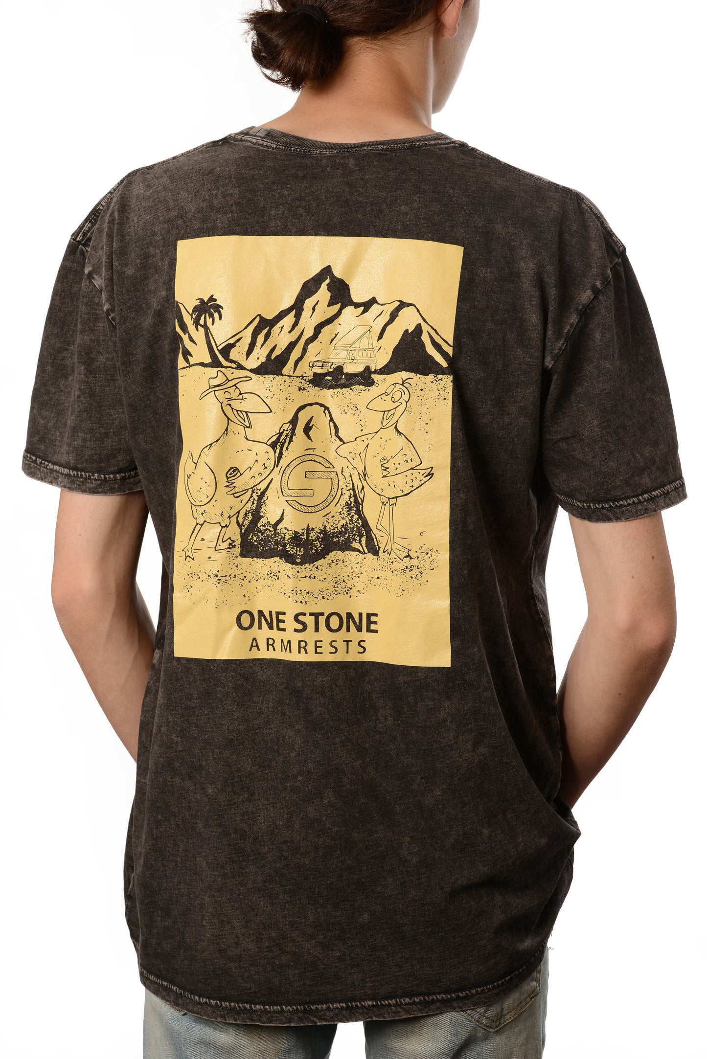One Stone Armrests Stonewash Tee