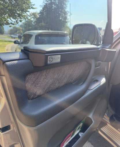 100 Series Landcruiser Armrests Black.(Driver and Passenger)