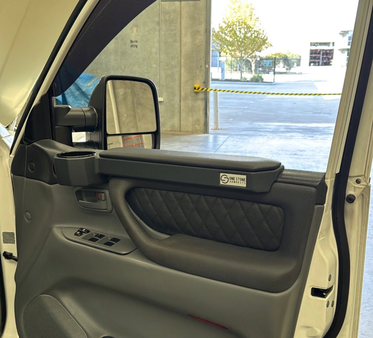 Toyota Landcruiser 100 Series Armrest Dark Grey | One Stone