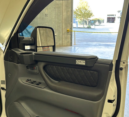100 Series Landcruiser Armrests Dark Grey.(Driver and Passenger)