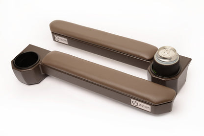 Brown front armrest set, 70 Series LandCruiser