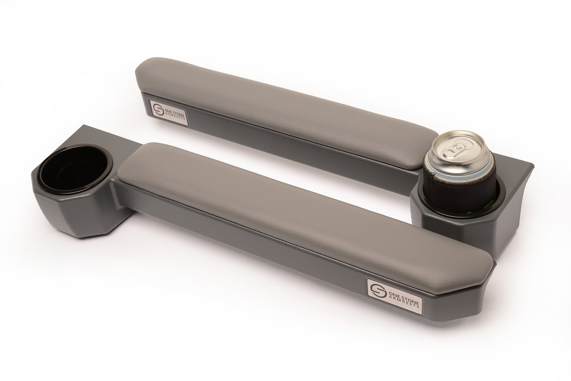 70 Series Landcruiser Armrest: Grey Full set (Front driver + 