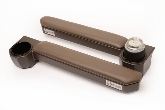 70 Series Landcruiser Armrest: Brown Full set (Front driver + passenger side)